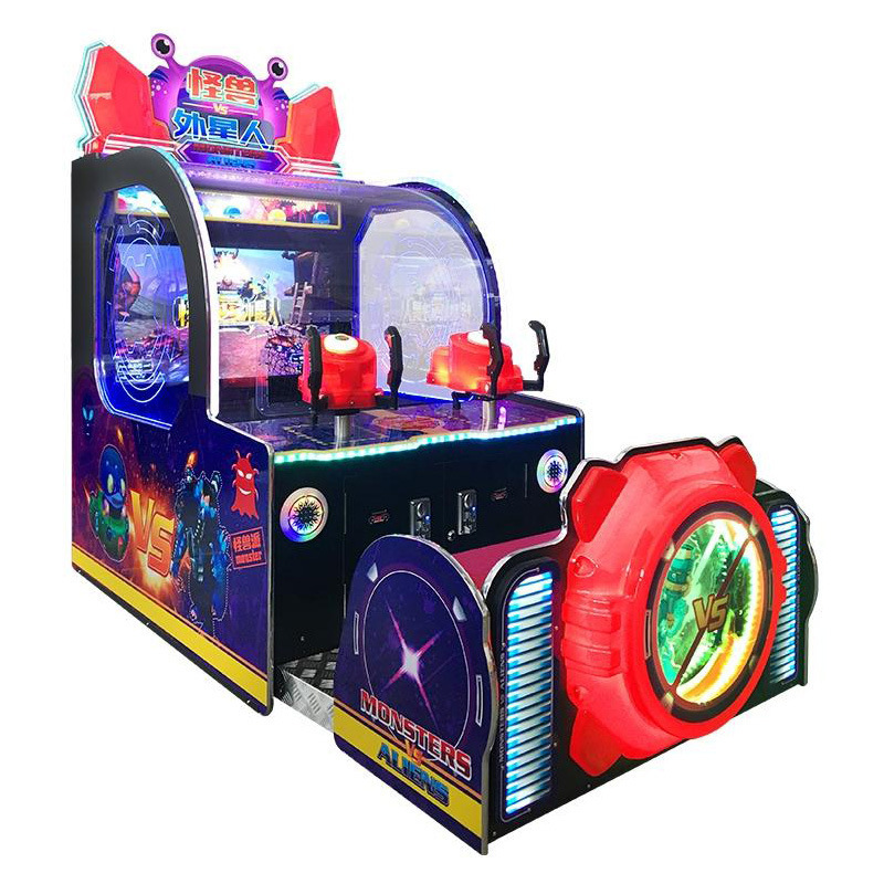 Arcade Ticket Machine - เครื่องเกมตู้หยอดเหรียญ ต่อสู้ปะทะสัตว์ประหลาดกับมนุษย์ต่างดาว แลกตั๋วรางวัล ราคาโรงงาน