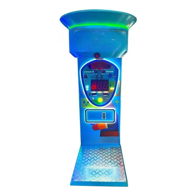 Arcade Ticket Machine - เครื่องเกมอาร์เคดชกมวยสำหรับเด็กแบบกำหนดเองได้ พร้อมไฟ LED กระสอบทรายแบบนุ่ม ระบบแลกตั๋ว สำหรับสวนสนุกสำหรับครอบครัว