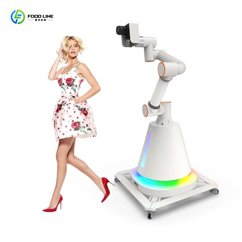 Photo Booth Machine - เครื่องถ่ายภาพอัตโนมัติแบบแขนกล 6 แกน ปรับแต่งได้ พร้อมอุปกรณ์เคลื่อนไหวกล้องสำหรับถ่ายวิดีโอ