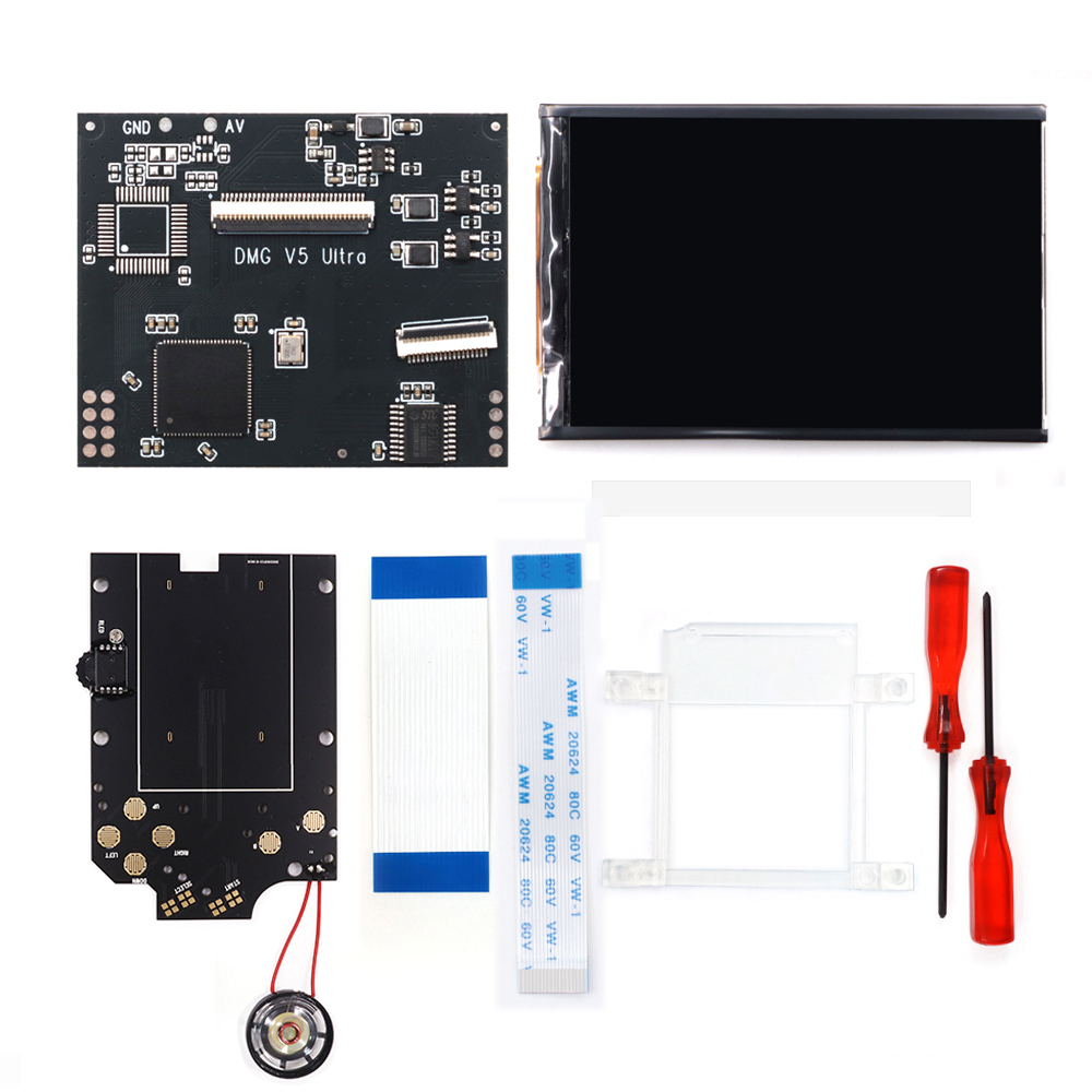 Lcd Screen Arcade - ชุดจอ LCD แบ็คไลท์สีสันสดใส ขนาดเท่าของเดิม สำหรับ GB