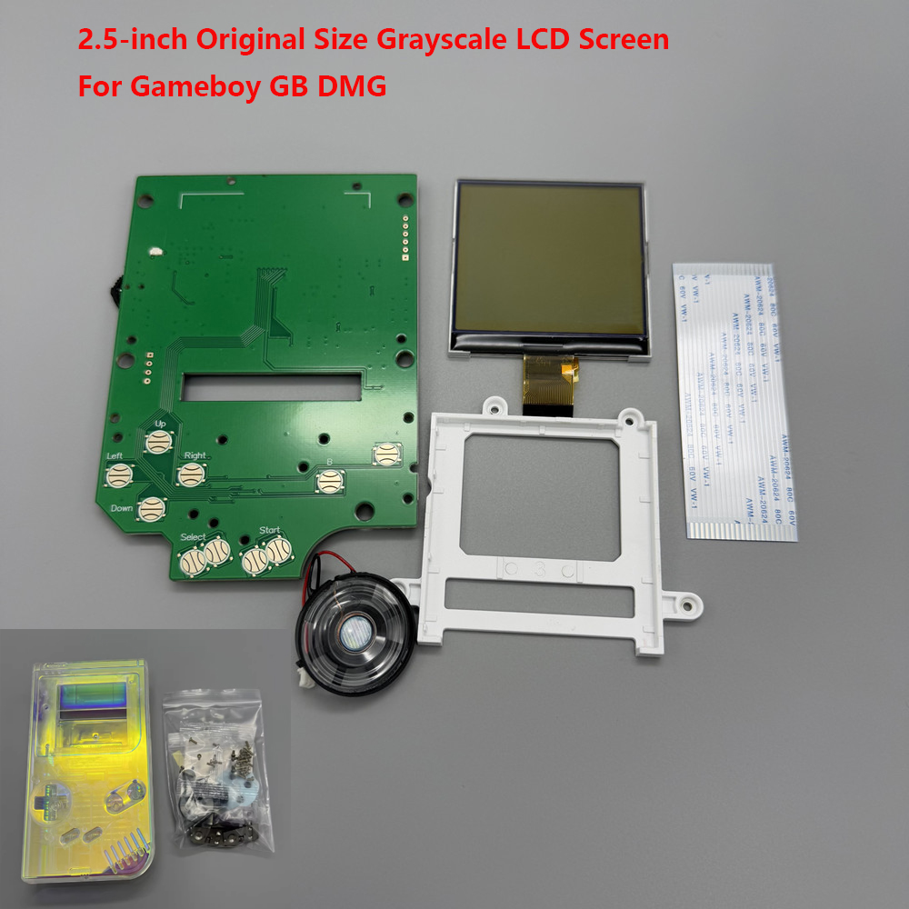 Lcd Screen Arcade - 2.5 นิ้วหน้าจอ LCD สีเทาสําหรับ Gameboy GB
